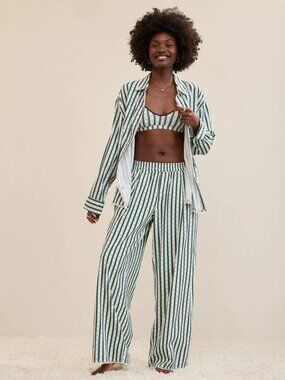 Aerie Flannel Pajama Set - Shirt & Pants